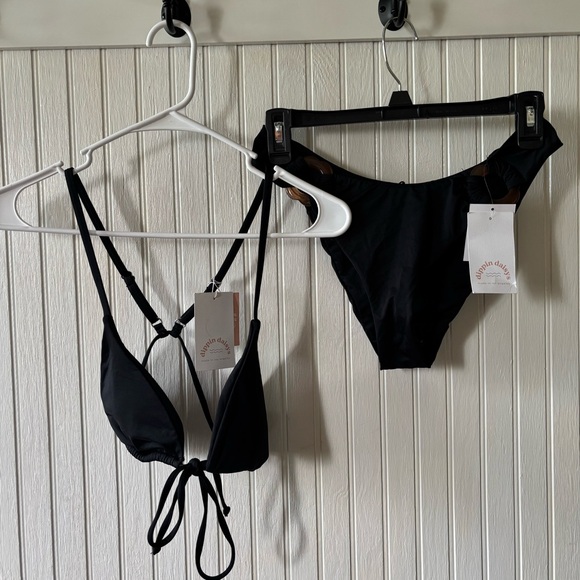 Dippin' Daisy's | Swim | Dippin Daisys Black Bikini Top And Bottom Both ...